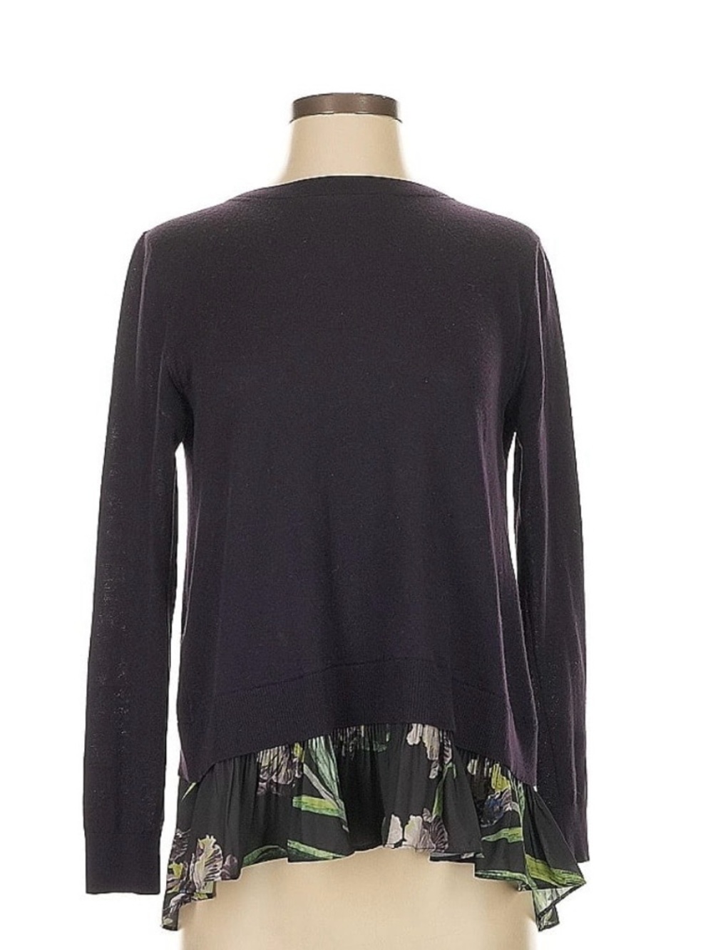 Club Monaco dark purple small sweater